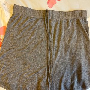 NWT SKIMS Drawstring Sleep Shorts, Heather Grey, Size S